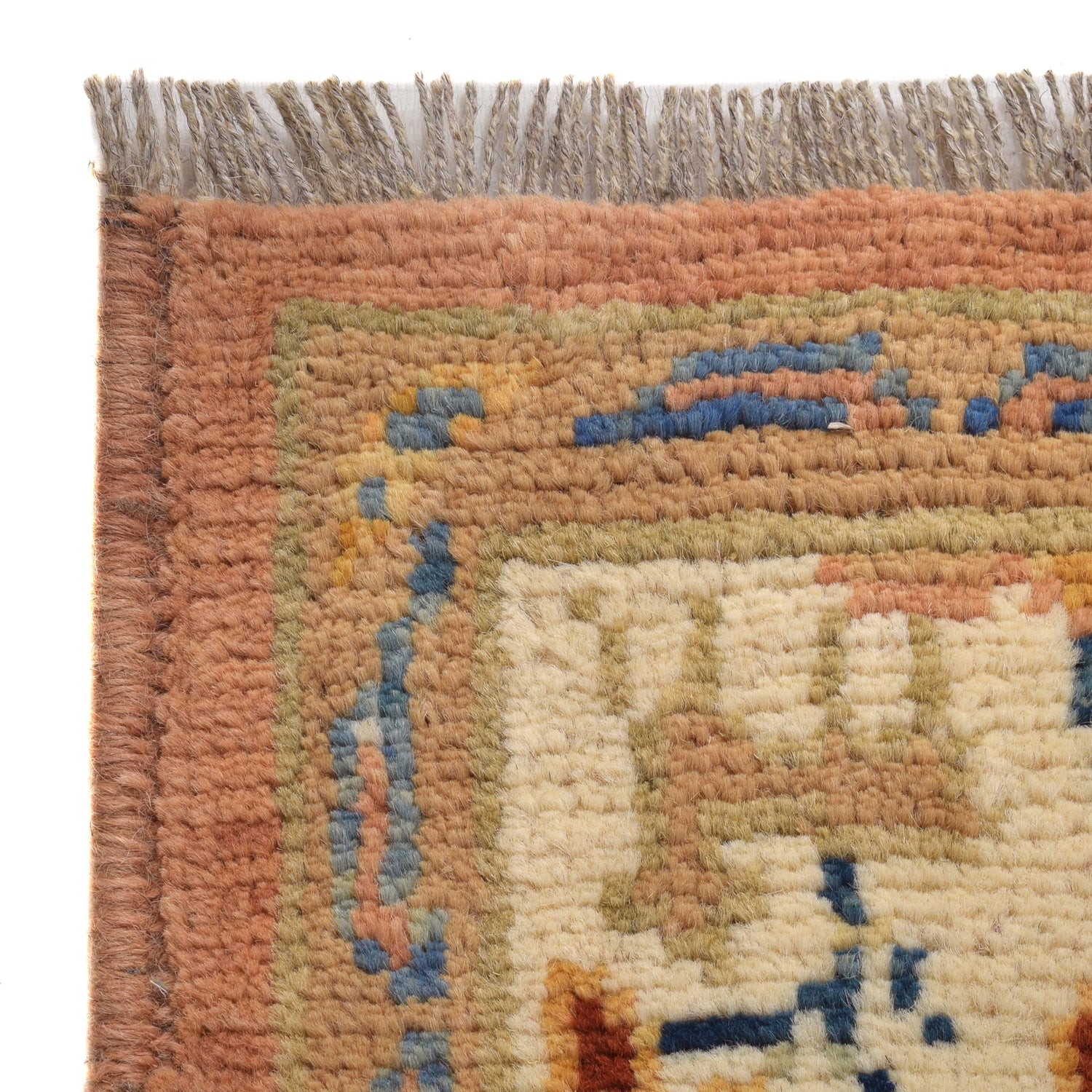 Handmade Picture Area Rug 4' 4" x 5' 10" ft / 131 x 179 cm - No. Y33033