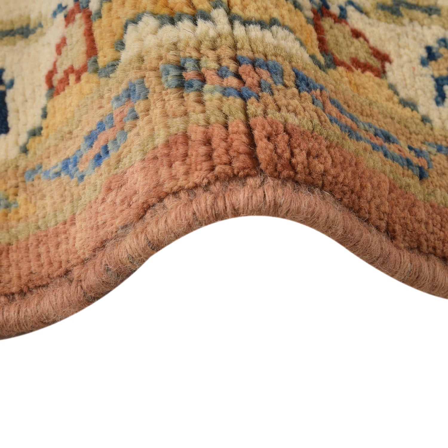 Handmade Picture Area Rug 4' 4" x 5' 10" ft / 131 x 179 cm - No. Y33033