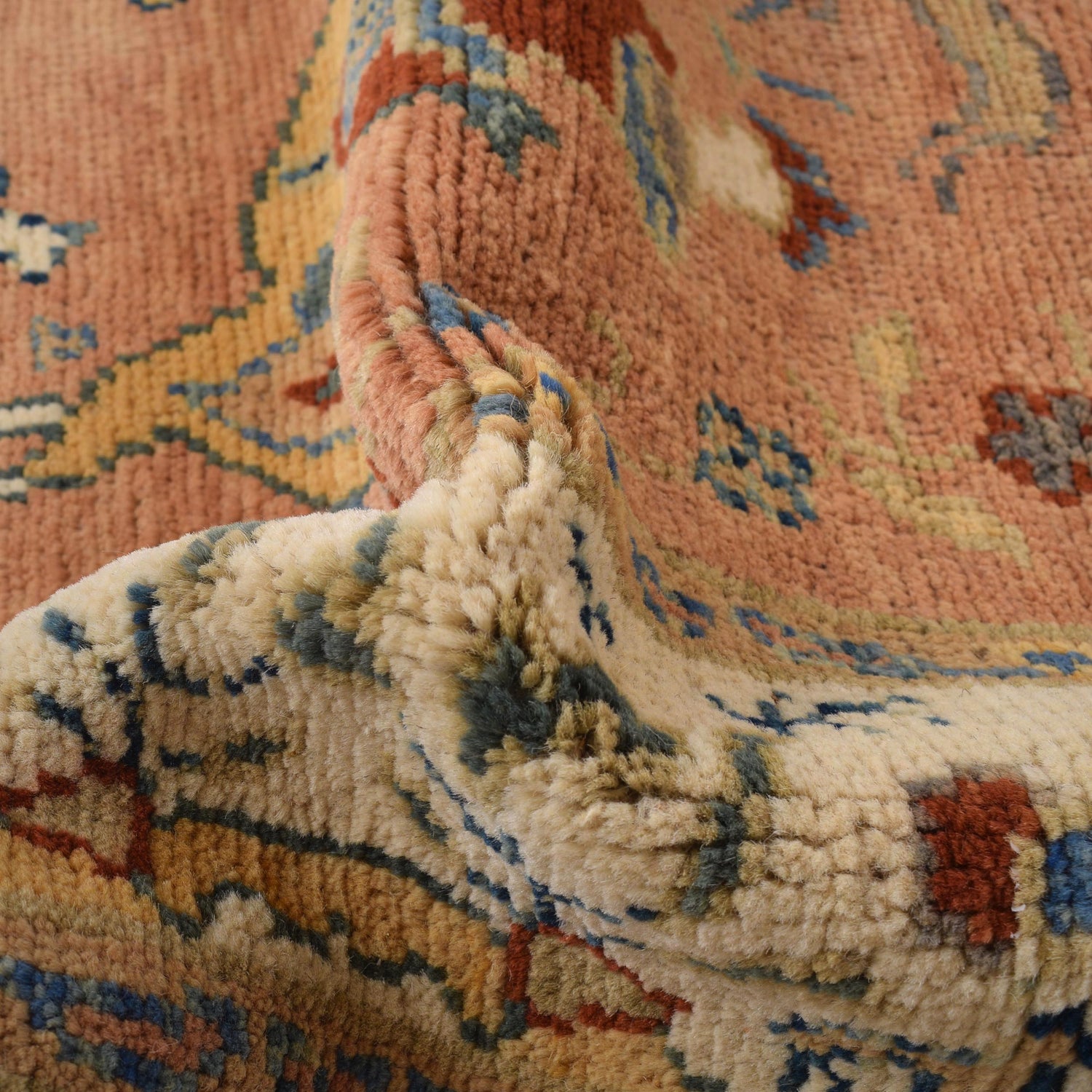 Handmade Picture Area Rug 4' 4" x 5' 10" ft / 131 x 179 cm - No. Y33033