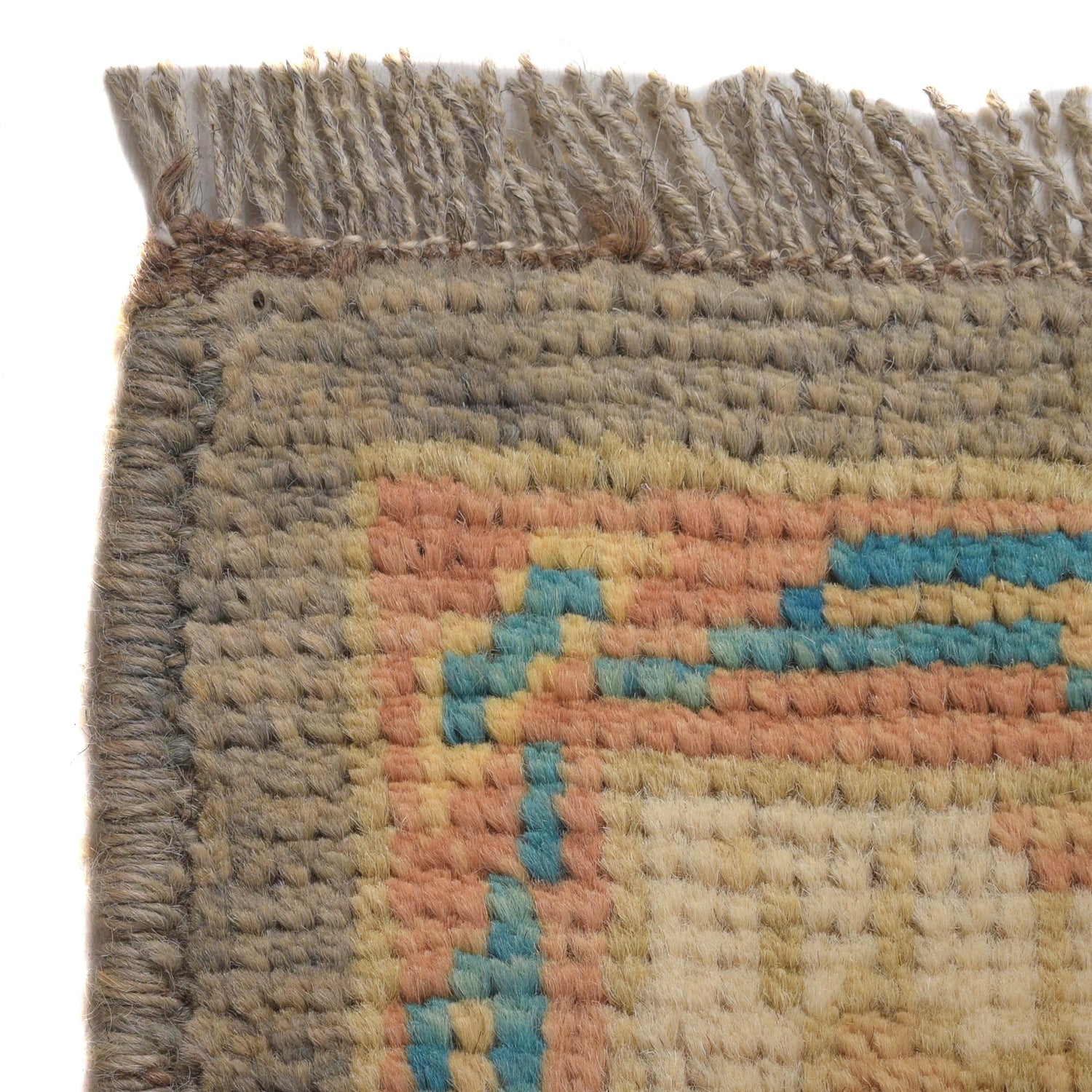 Handmade Picture Area Rug 4' 0" x 5' 10" ft / 121 x 178 cm - No. Y33034