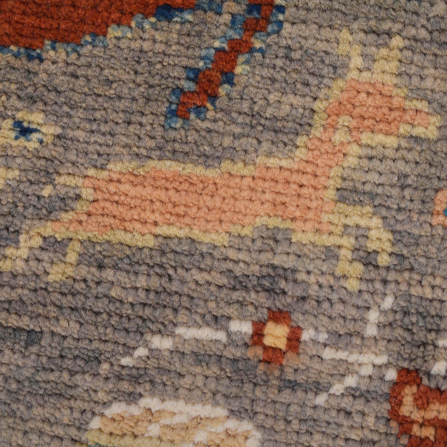 Handmade Picture Area Rug 4' 0" x 5' 10" ft / 121 x 178 cm - No. Y33034