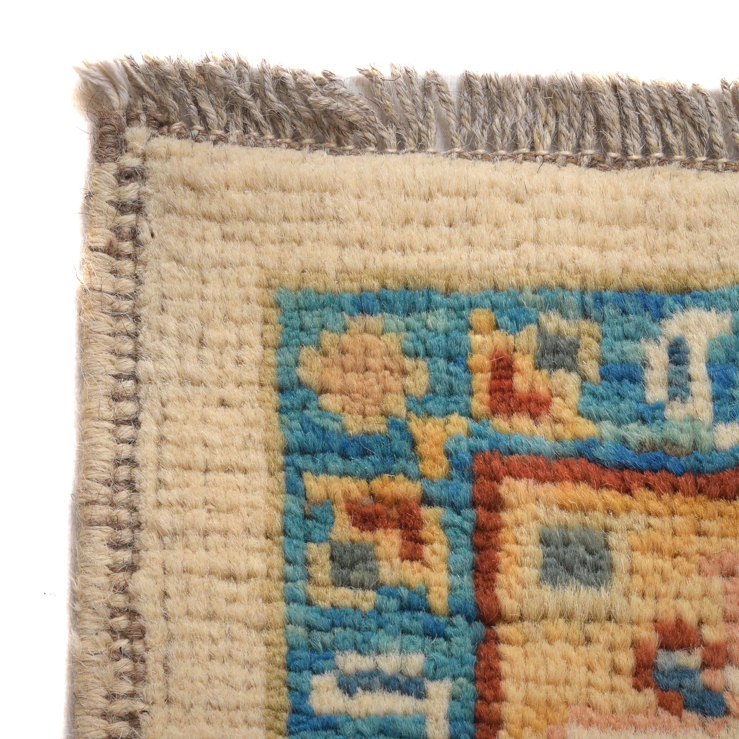 Handmade Persian Design Heriz Carpet 6' 7" x 9' 8" ft / 200 x 294 cm - No. Y33036