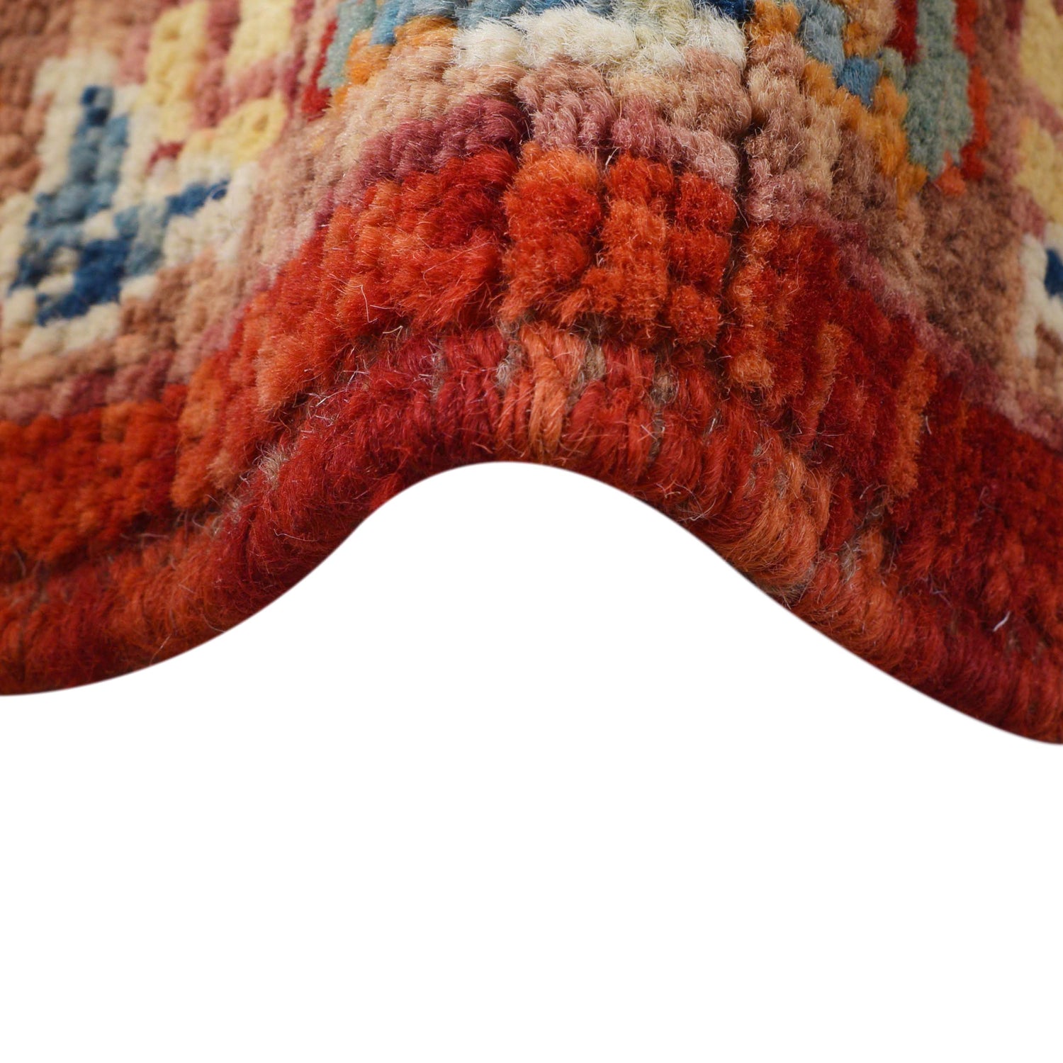 Handmade Persian Design Heriz Carpet 6' 8" x 9' 7" ft / 202 x 291 cm - No. Y33038