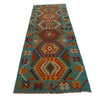 Handmade Turkish Design Wool Kilim Runner 2' 10" x 9' 9" ft / 87 x 298 cm - No. Y35093