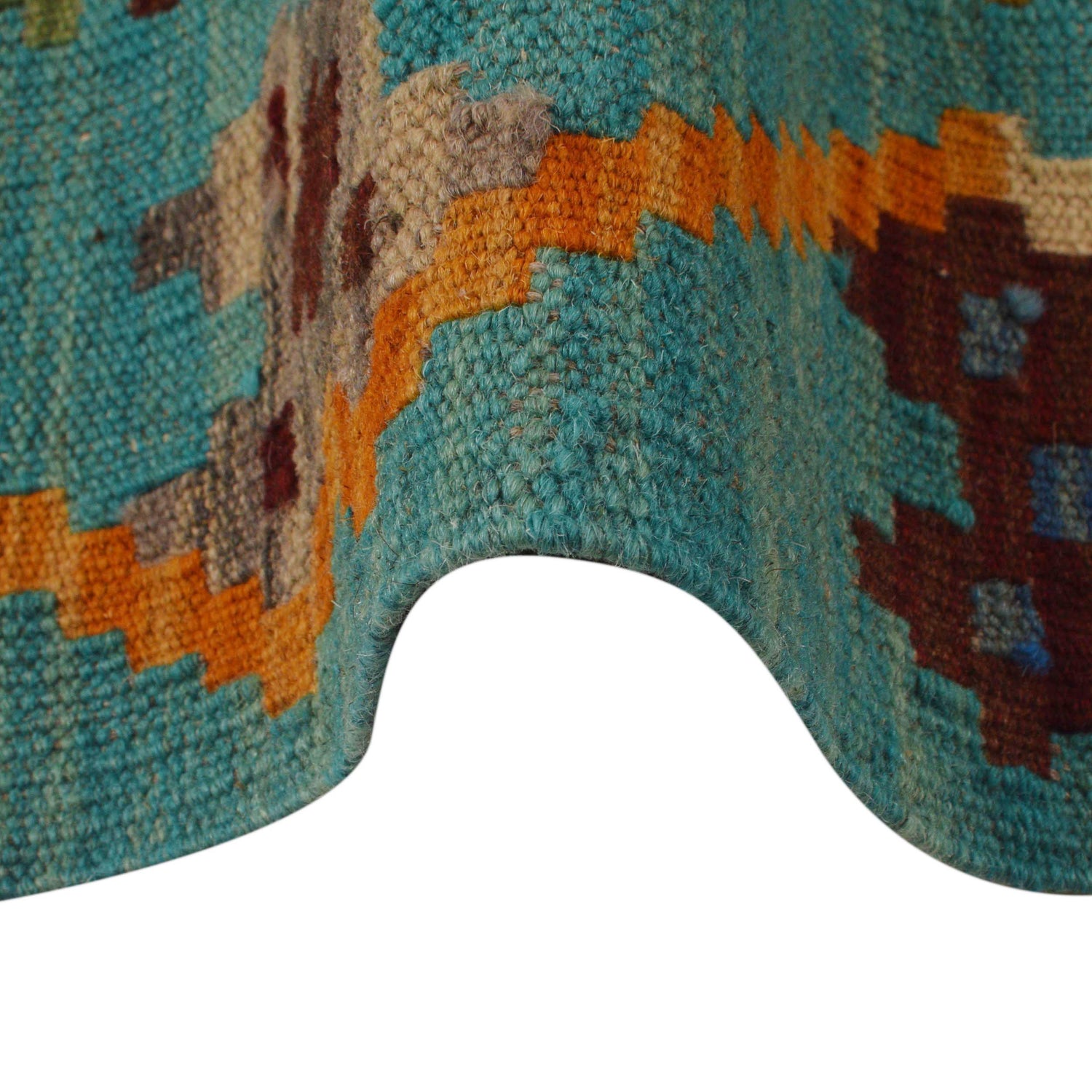 Handmade Turkish Design Wool Kilim Runner 2' 10" x 9' 9" ft / 87 x 298 cm - No. Y35093