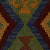 Hand Woven Wool Kelim Runner 2' 9"x 6' 3" ft / 85 x 190 cm - No. Y35096