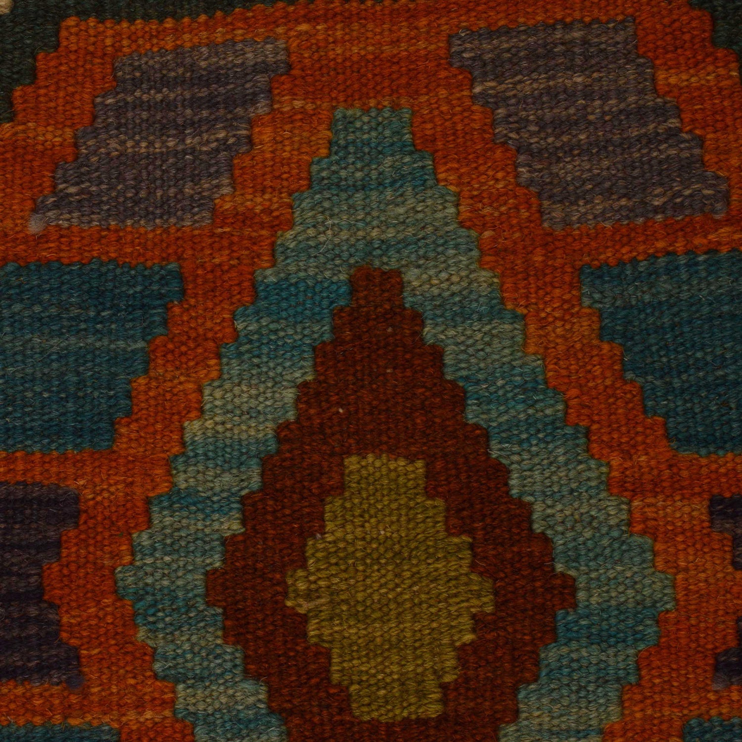 Hand Knotted Flatweave Kilim Runner 2' 9" x 9' 9" ft / 84 x 297 cm - No. Y35100
