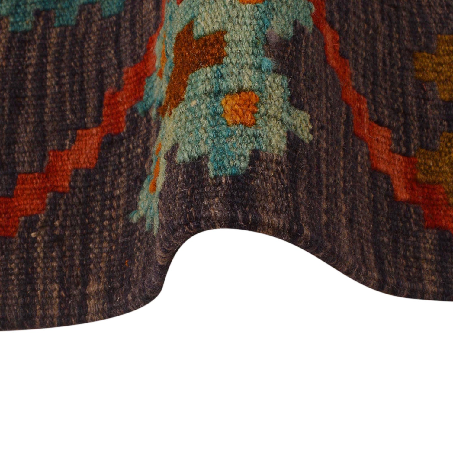 Hand Knotted Flatweave Kilim Runner 2' 9" x 9' 9" ft / 84 x 297 cm - No. Y35100