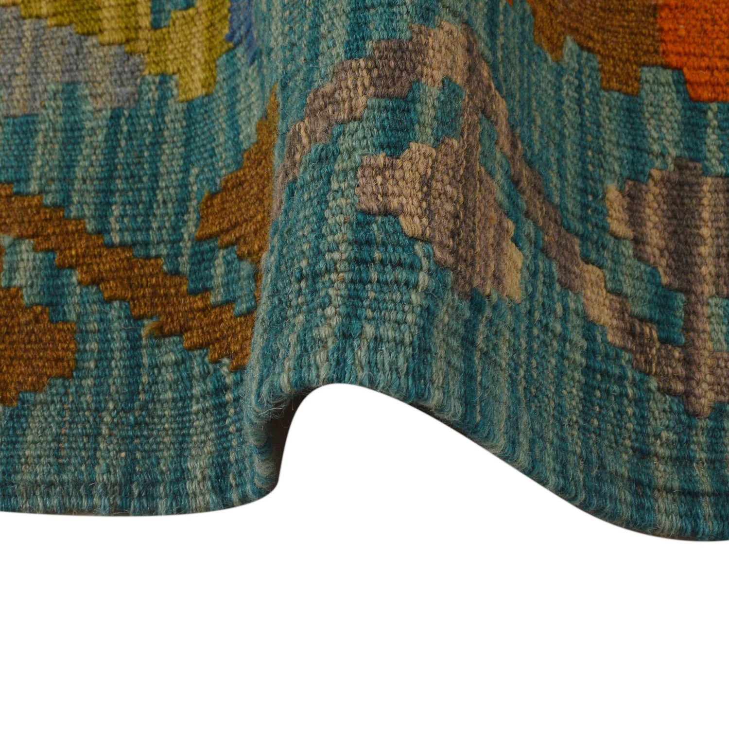 Handmade Afghan Vegetable Kilim Runner 2' 9" x 9' 8" ft / 84 x 294 cm - No. Y35101