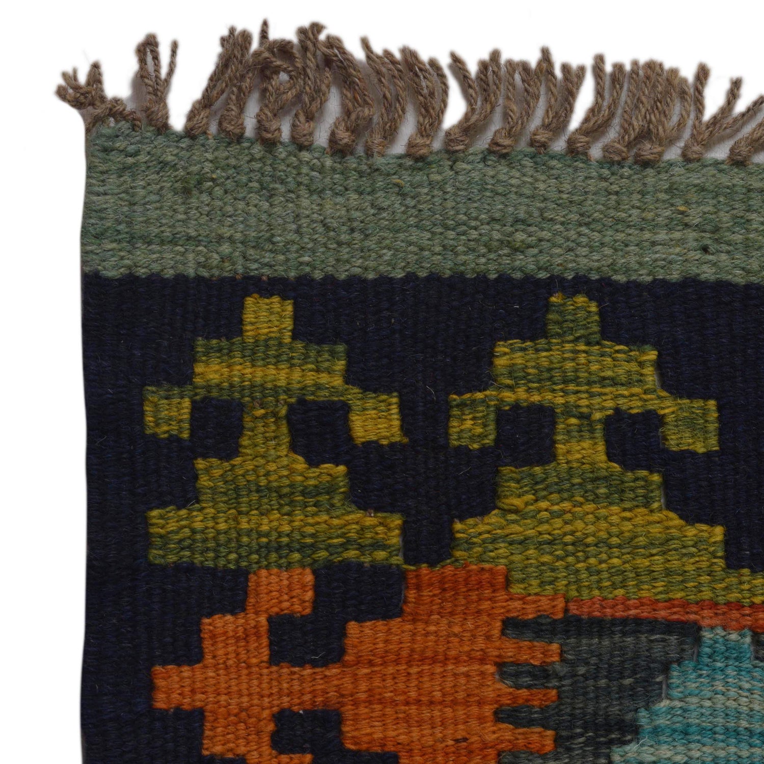 Hand Knotted Flatweave Kilim 5' 9" x 7' 9" ft / 175 x 235 cm - No. Y35602