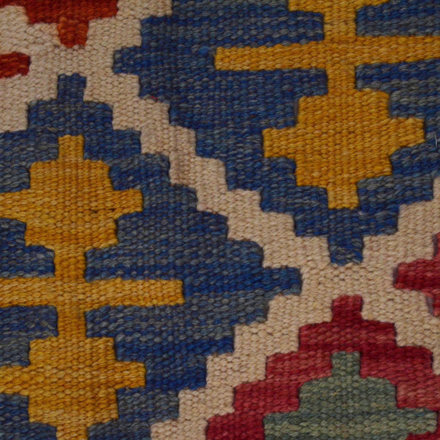 Hand Knotted Flatweave Kilim 5' 9" x 7' 9" ft / 175 x 235 cm - No. Y35602