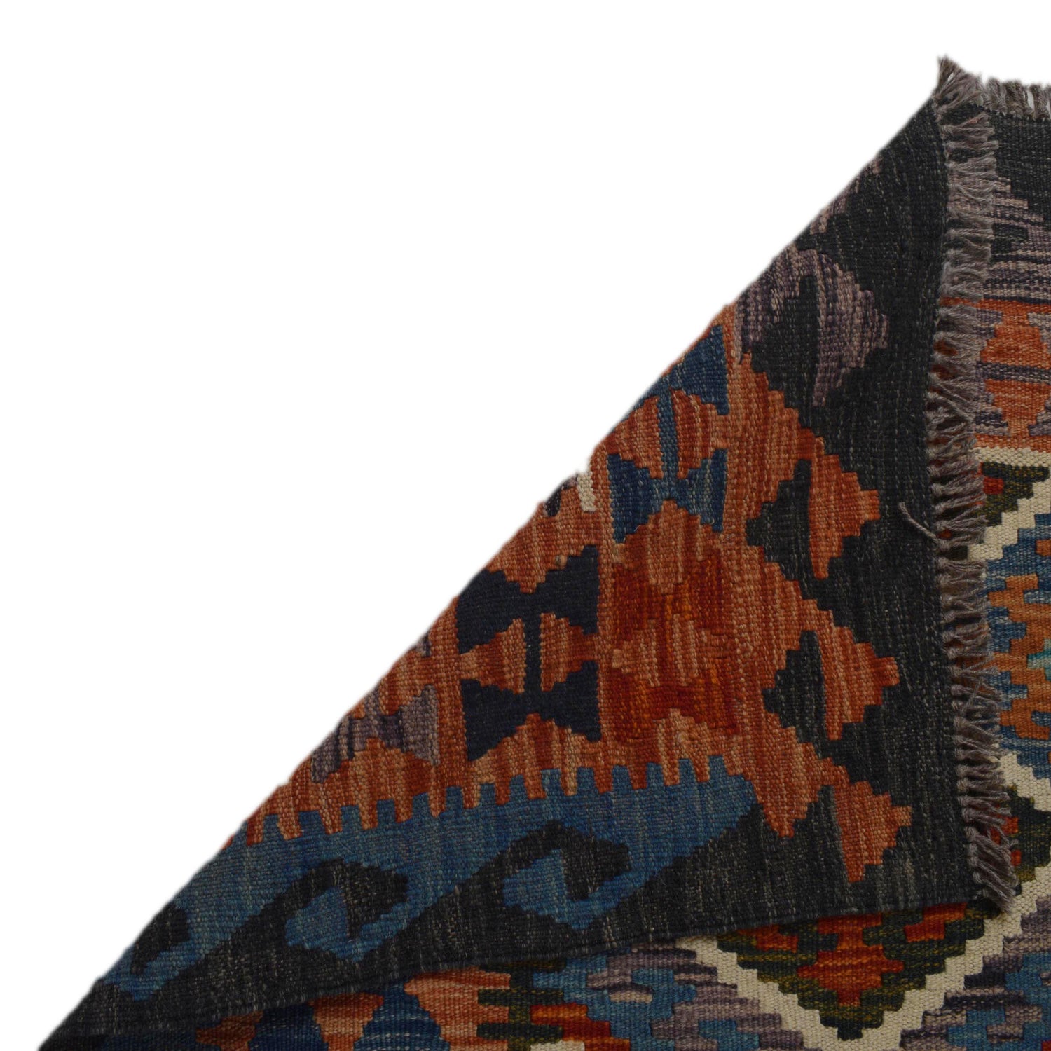 Handmade Afghan Vegetable Kilim 5' 9" x 7' 10" ft / 176 x 239 cm - No. Y35603