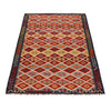Hand Made Afghan Kilim 5' 1" x 8' 2" ft / 154 x 248 cm - No. Y35644