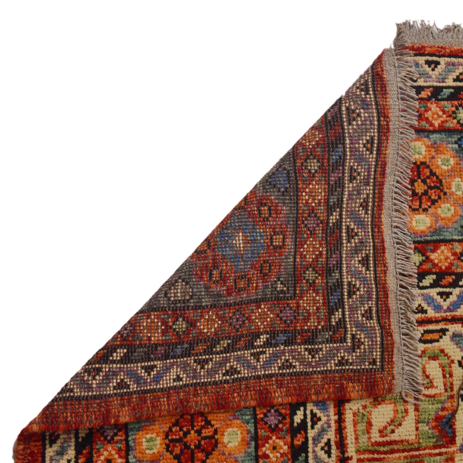 Shirazi Hand Knotted Carpet 8' 3" x 11' 2" ft / 251 x 341 cm - No. Y35650