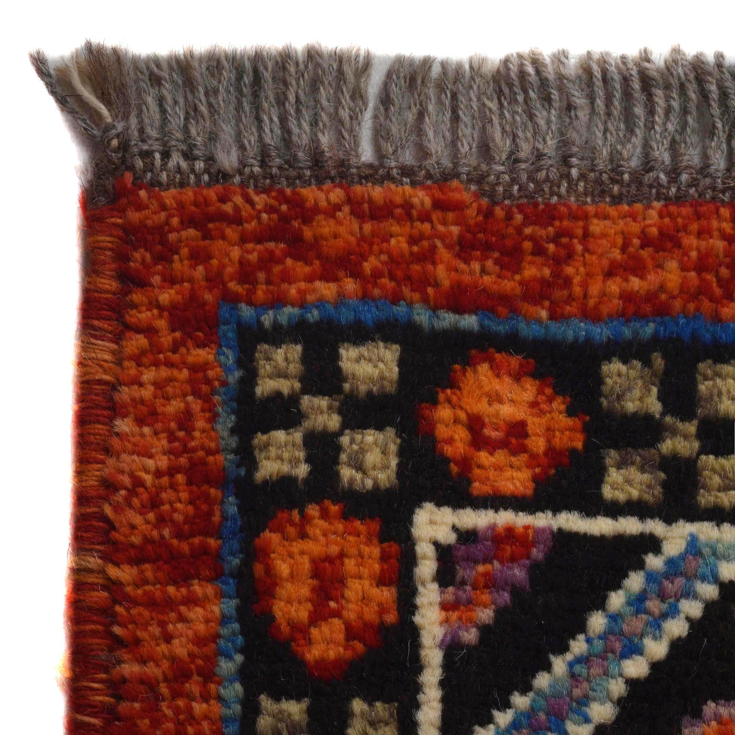 Shirazi Hand Knotted Carpet 6' 8" x 9' 8" ft / 202 x 295 cm - No. Y35651