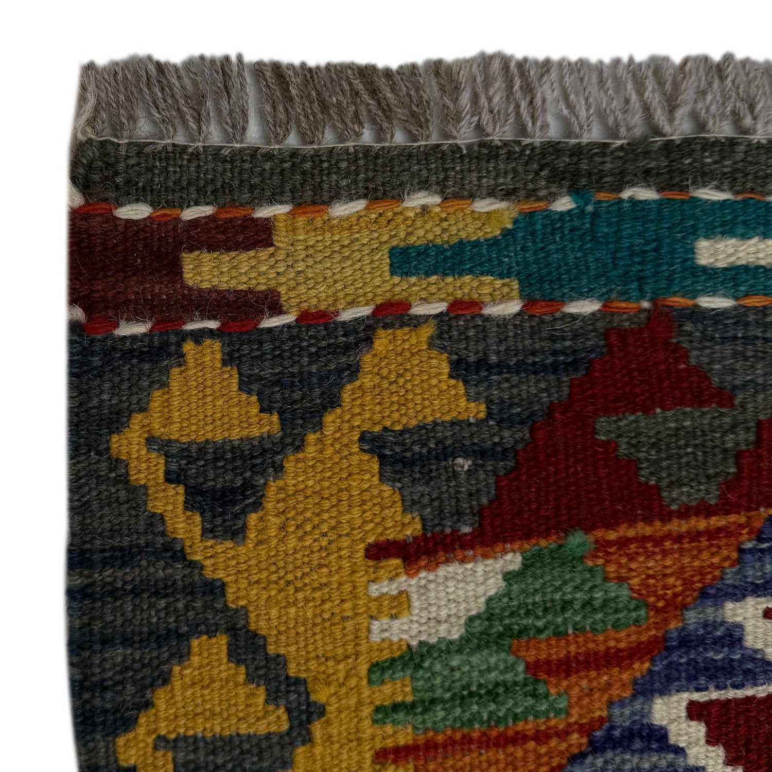 Handmade Vegetable Kelim Runner 1' 8" x 4' 10"  ft / 52 x 148 cm - No. Y37265