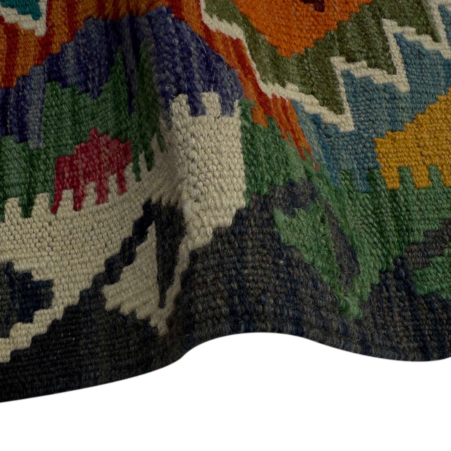 Handmade Vegetable Kelim Runner 1' 8" x 4' 10"  ft / 52 x 148 cm - No. Y37265