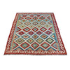 Hand Made Afghan Kilim 4' 11" x 6' 8" ft / 150 x 204 cm - No. Y37266