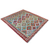 Hand Made Afghan Kilim 4' 11" x 6' 8" ft / 150 x 204 cm - No. Y37266