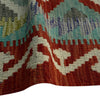 Hand Made Afghan Kilim 4' 11" x 6' 8" ft / 150 x 204 cm - No. Y37266