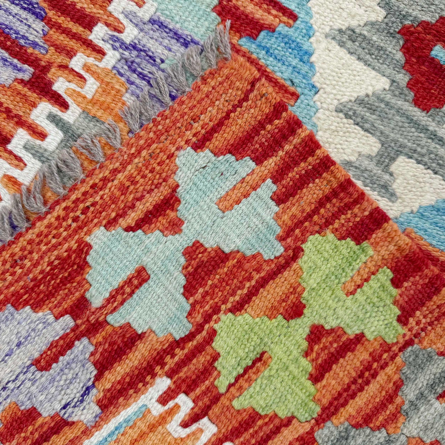 Short Chobi Kilim Runner 2' 5" x 6' 6" ft / 74 x 199 cm - No. Y37275
