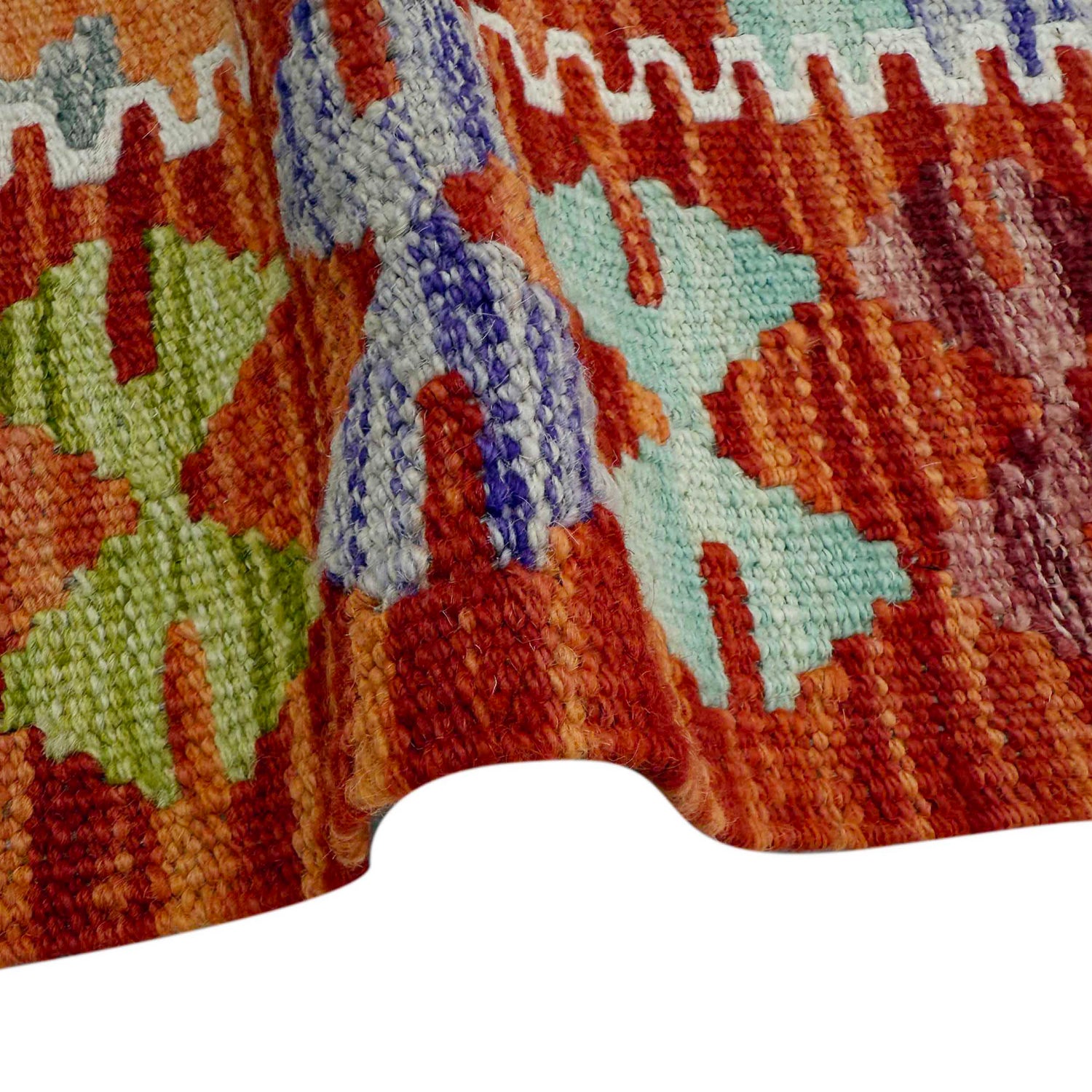 Short Chobi Kilim Runner 2' 5" x 6' 6" ft / 74 x 199 cm - No. Y37275