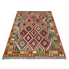 Hand Made Afghan Kilim 6' 8" x 9' 3" ft / 204 x 283 cm - No. Y37278