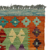 Hand Made Afghan Kilim 6' 8" x 9' 3" ft / 204 x 283 cm - No. Y37278