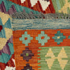 Hand Made Afghan Kilim 6' 8" x 9' 3" ft / 204 x 283 cm - No. Y37278