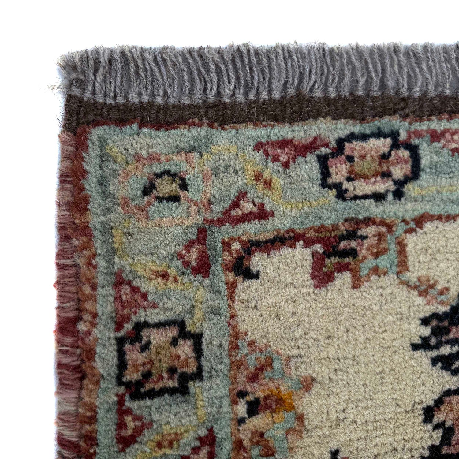 Modern Oushak Area Rug 3' 11" x 5' 9" ft / 120 x 175 cm - No. Y37279