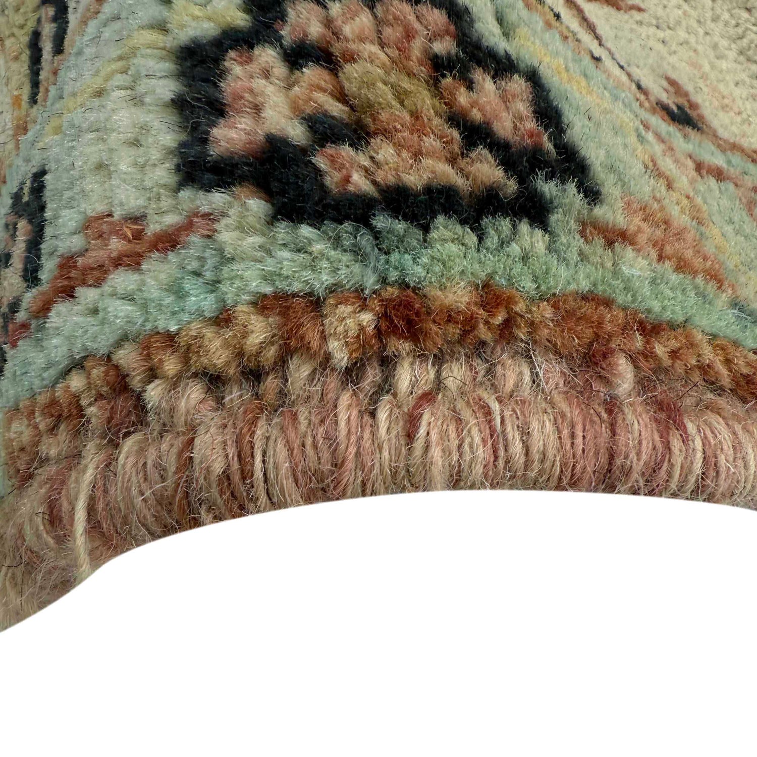 Modern Oushak Area Rug 3' 11" x 5' 9" ft / 120 x 175 cm - No. Y37279