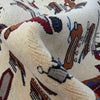 Hand-Knotted Afghan War Carpet 4' 1" x 5' 9" ft / 125 x 176 cm - No. Y37283