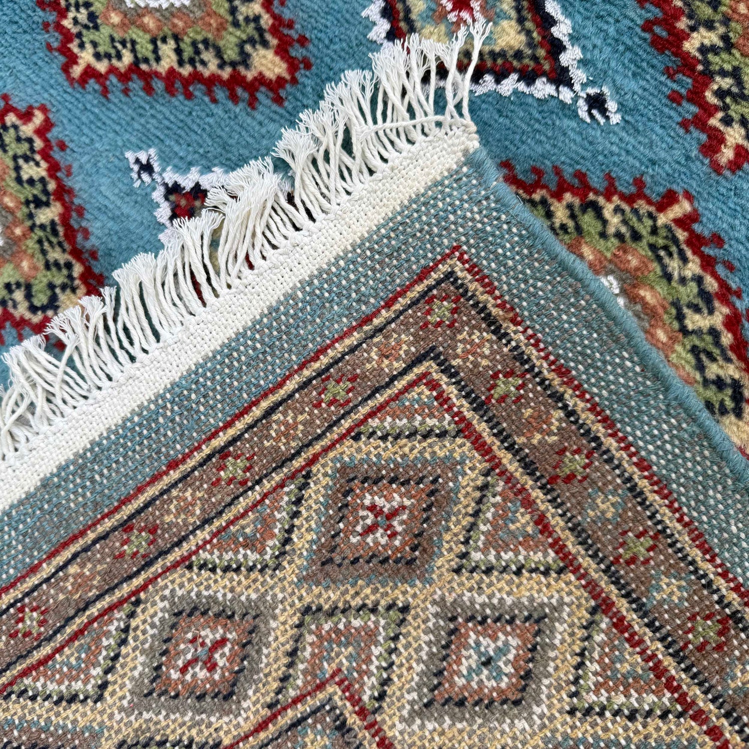 Blue Color Jaldar Area Rug 3' 1" x 5' 3" ft / 94 x 154 cm - No. Y37285