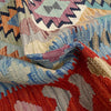 Hand Knotted Flatweave Kilim 5' 1" x 6' 8" ft / 155 x 203 cm - No. Y37290