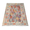 Hand Made Afghan Kilim 5' 0" x 6' 7" ft / 152 x 200 cm - No. Y37294