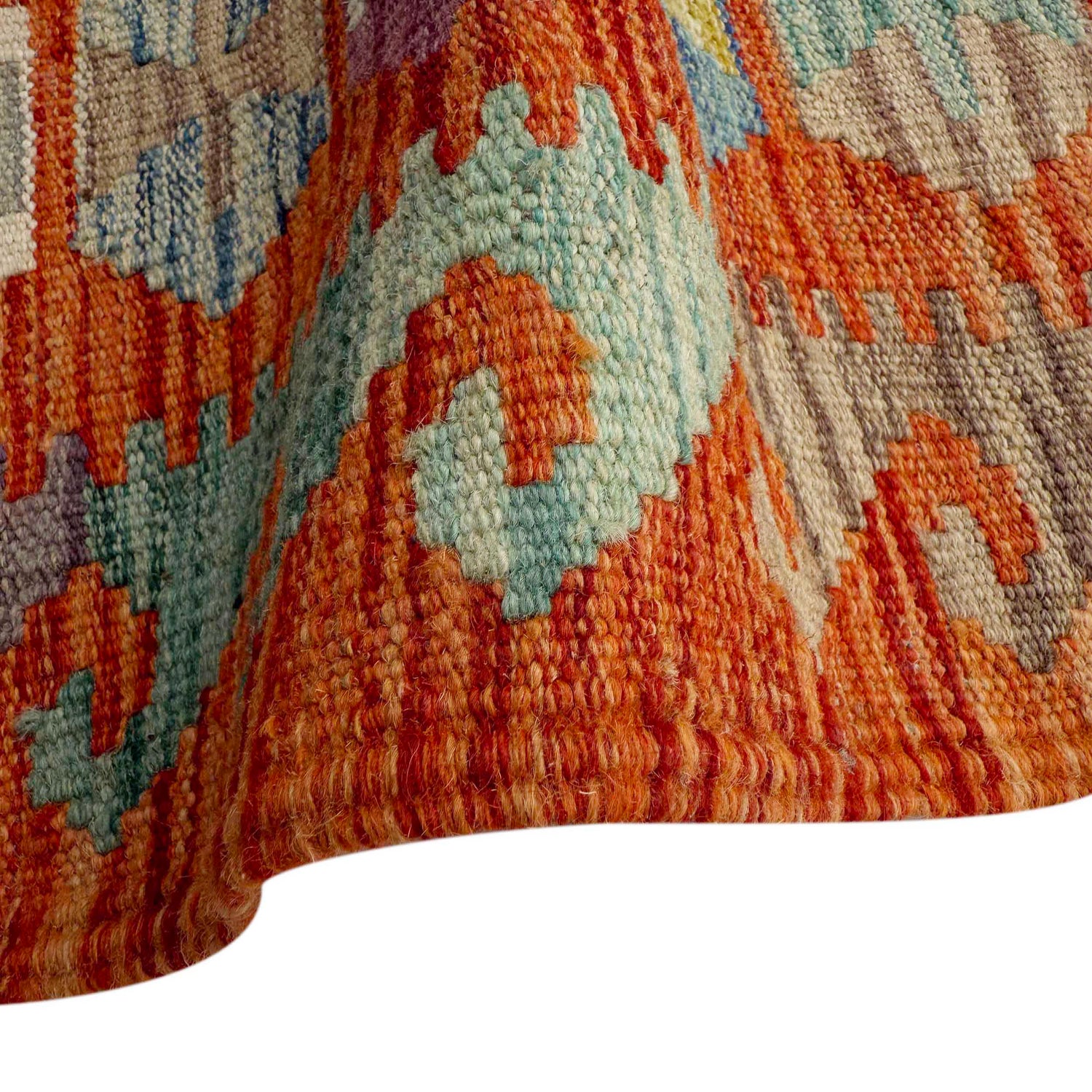 Handmade Vegetable Kilim 5' 1" x 6' 5" ft / 154 x 196 cm - No. Y37301