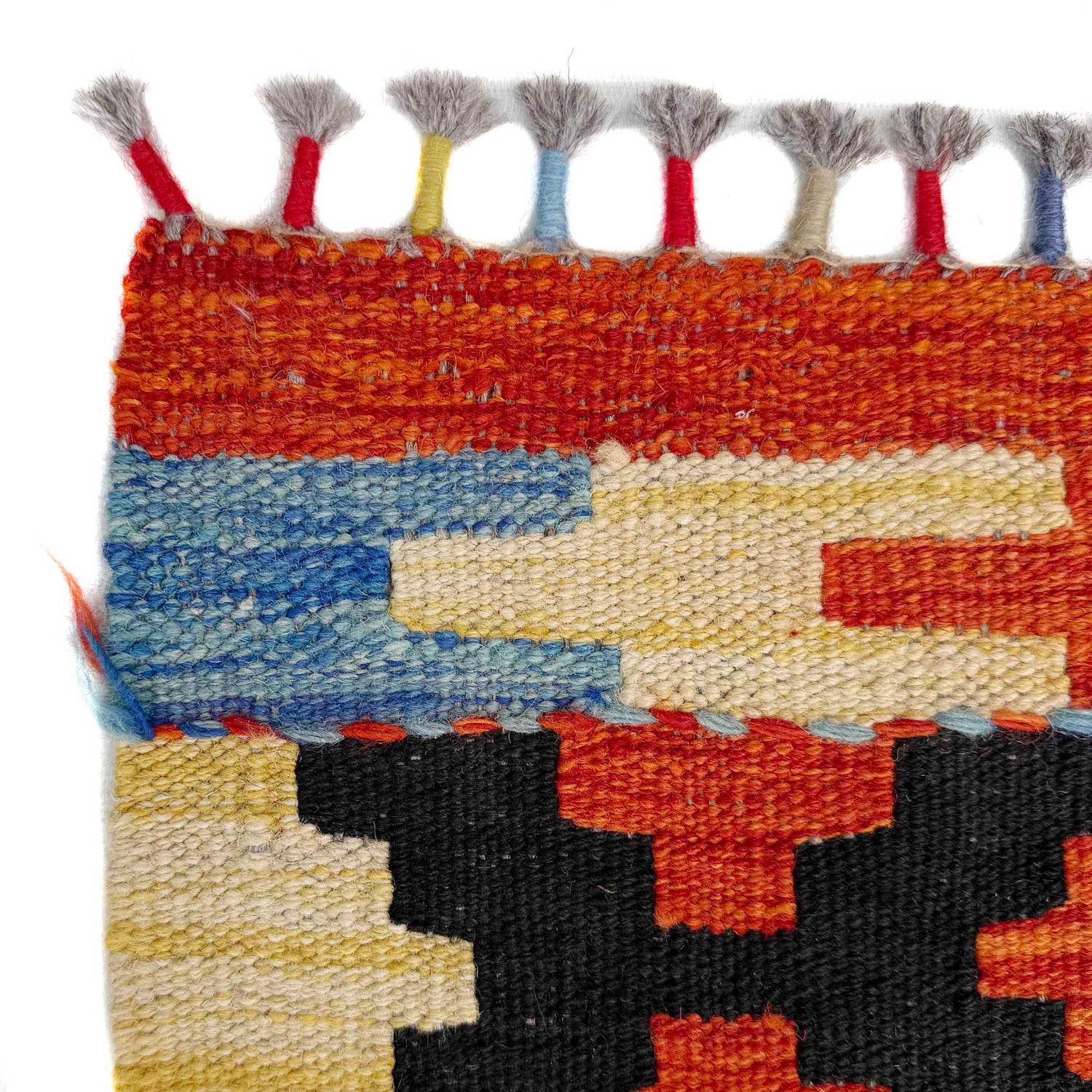 Handmade Turkish Design Wool Kilim 6' 8" x 10' 1" ft / 203 x 307 cm - No. Y37342