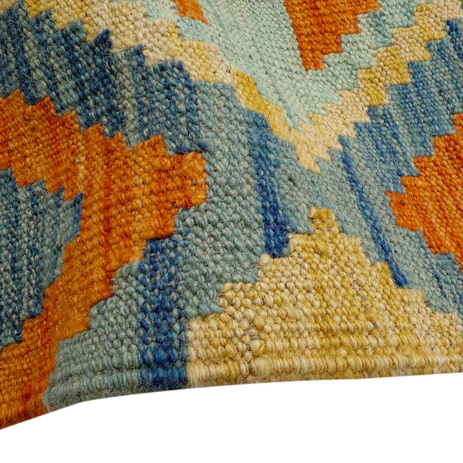 Handmade Vegetable Kilim 8' 6" x 9' 11" ft / 260 x 303 cm - No. Y37343