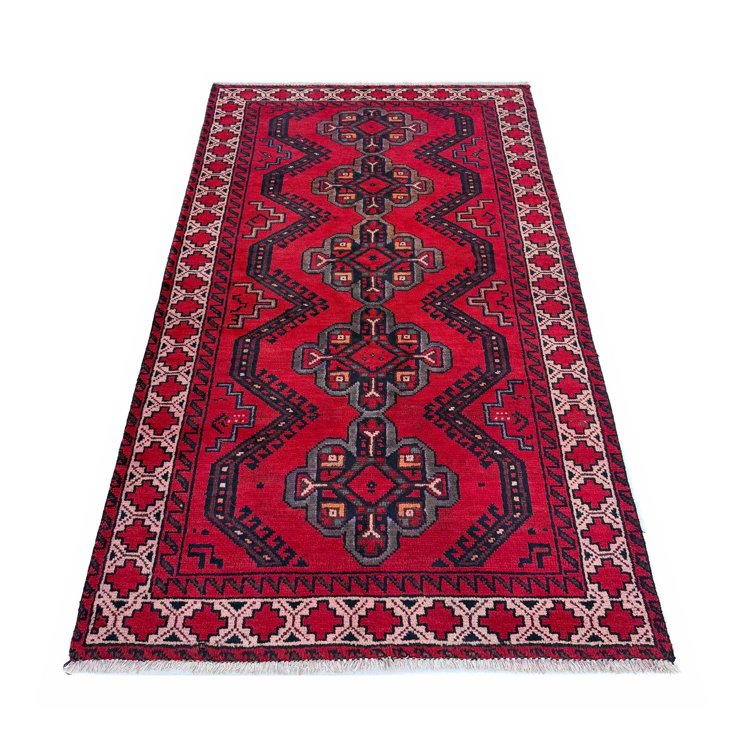 Tribal Baloch Rug 3' 3" x 6' 1" ft / 100 x 186 cm - No. Y37356