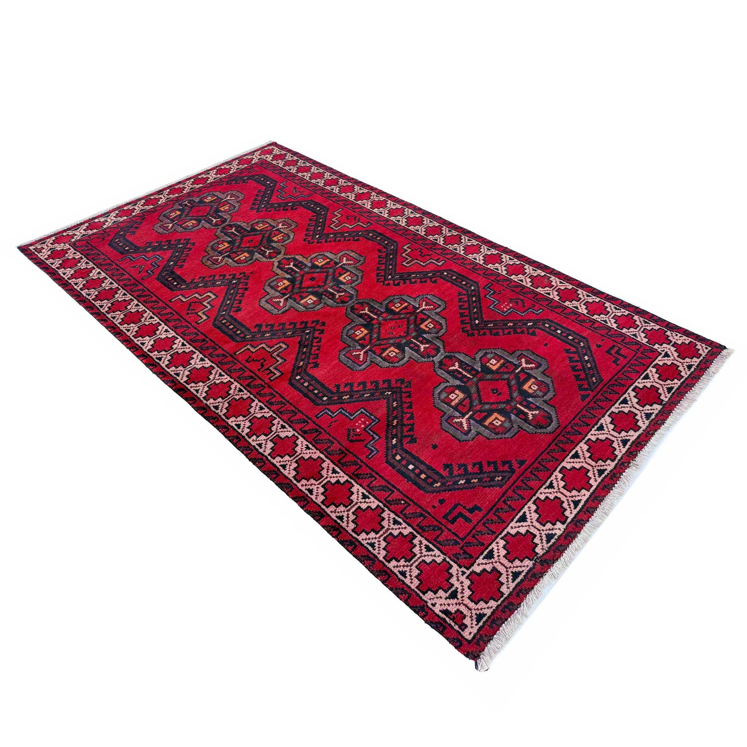 Tribal Baloch Rug 3' 3" x 6' 1" ft / 100 x 186 cm - No. Y37356