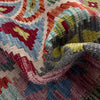Hand Made Afghan Kilim 6' 8" x 9' 7" ft / 204 x 292 cm - No. Y37455