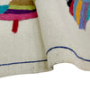 Beige Color Embroidery Flat Weave Kilim 3' 10" x 6' 4" ft / 116 x 194 cm - No. Y37553