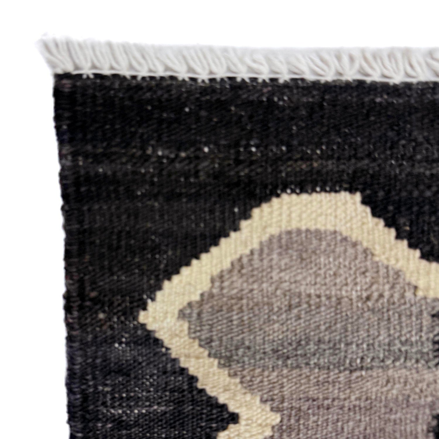 Hand Knotted Afghan Style Kilim 6' 6" x 8' 8" ft / 197 x 265 cm - No. Y39094