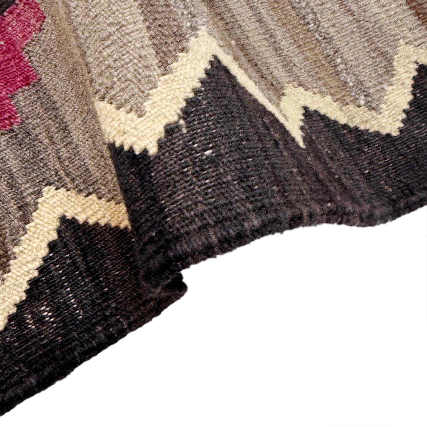Hand Knotted Afghan Style Kilim 6' 6" x 8' 8" ft / 197 x 265 cm - No. Y39094