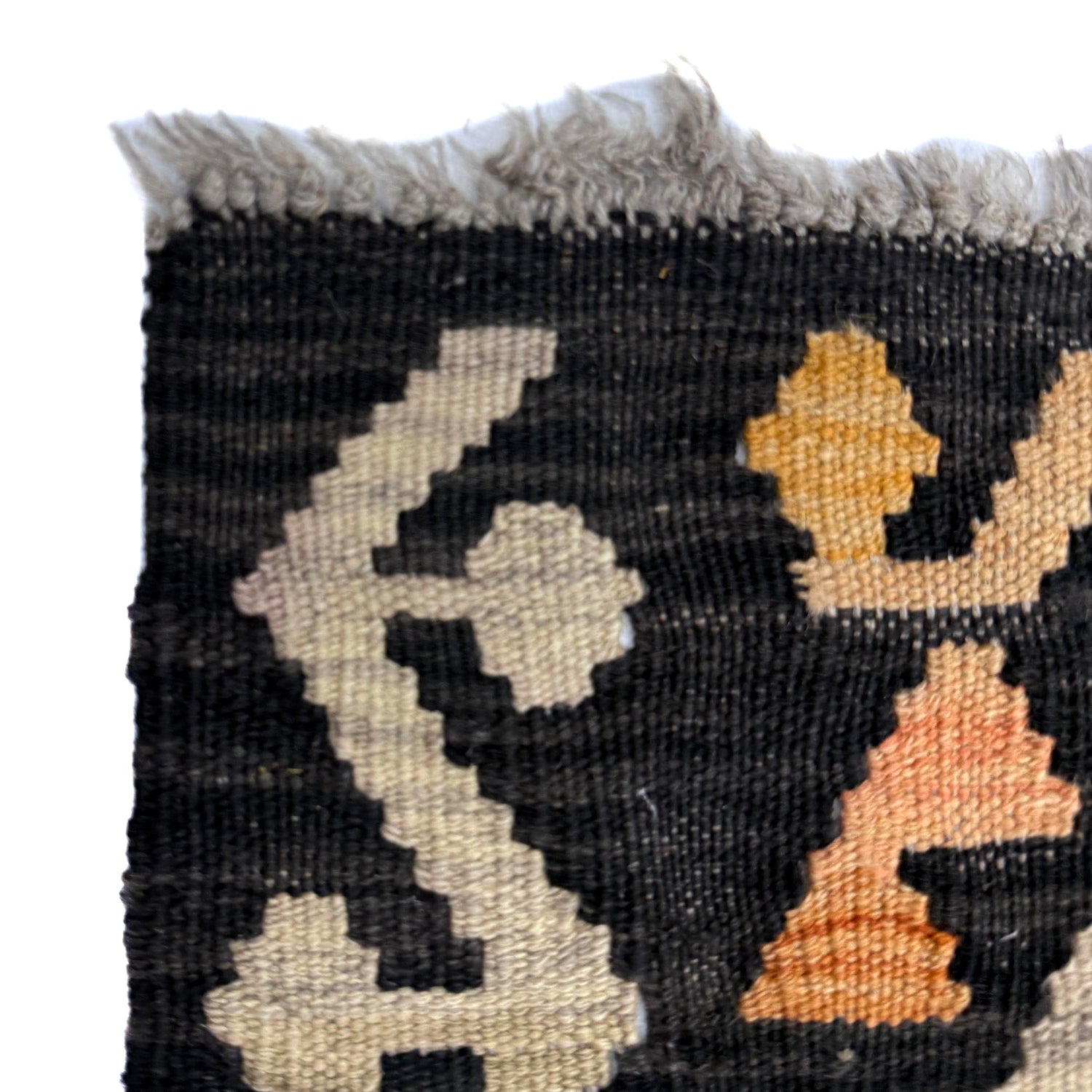 Hand Woven Wool Kelim 3' 4" x 5' 0" ft / 102 x 152 cm - No. Y39096