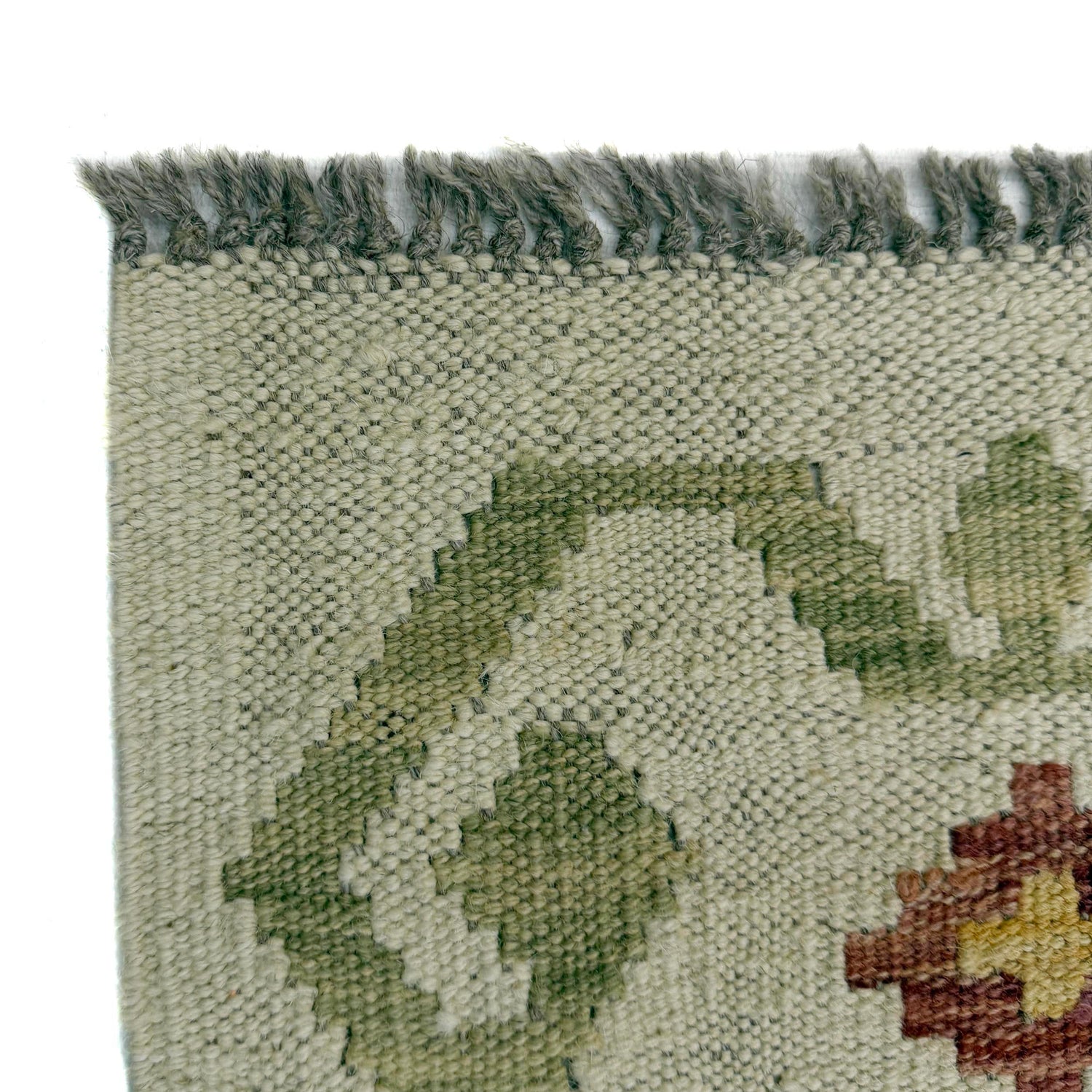 Hand Knotted Flatweave Kilim 5' 10" x 7' 7" ft / 178 x 232 cm - No. Y39097