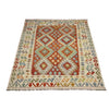 Multi Color ful Flat-Weave Wool Kilim 4' 9" x 6' 7" ft / 146 x 201 cm - No. Y39098