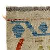 Multi Color ful Flat-Weave Wool Kilim 4' 9" x 6' 7" ft / 146 x 201 cm - No. Y39098