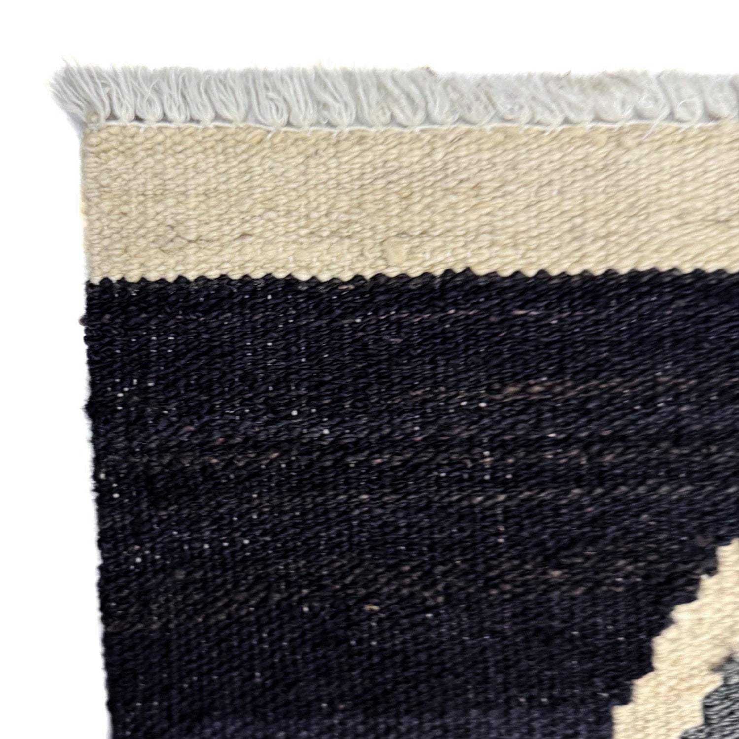 Hand Woven Wool Kelim 6' 4" x 8' 8" ft / 194 x 264 cm - No. Y39100