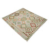 Handmade Afghan Vegetable Kilim 5' 9" x 7' 9" ft / 175 x 237 cm - No. Y39102